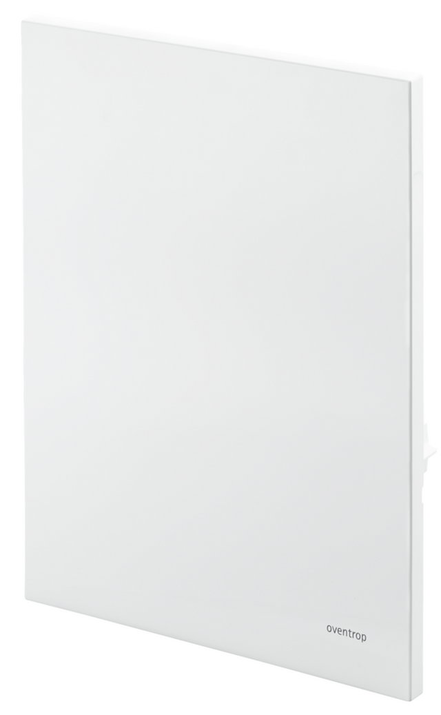 OVENTROP Abdeckung für Unibox T-RTL vario, TQ-RTL vario, T vario, TQ vario und E BV vario geschlossen, Echtglas schwarz, 1022775
