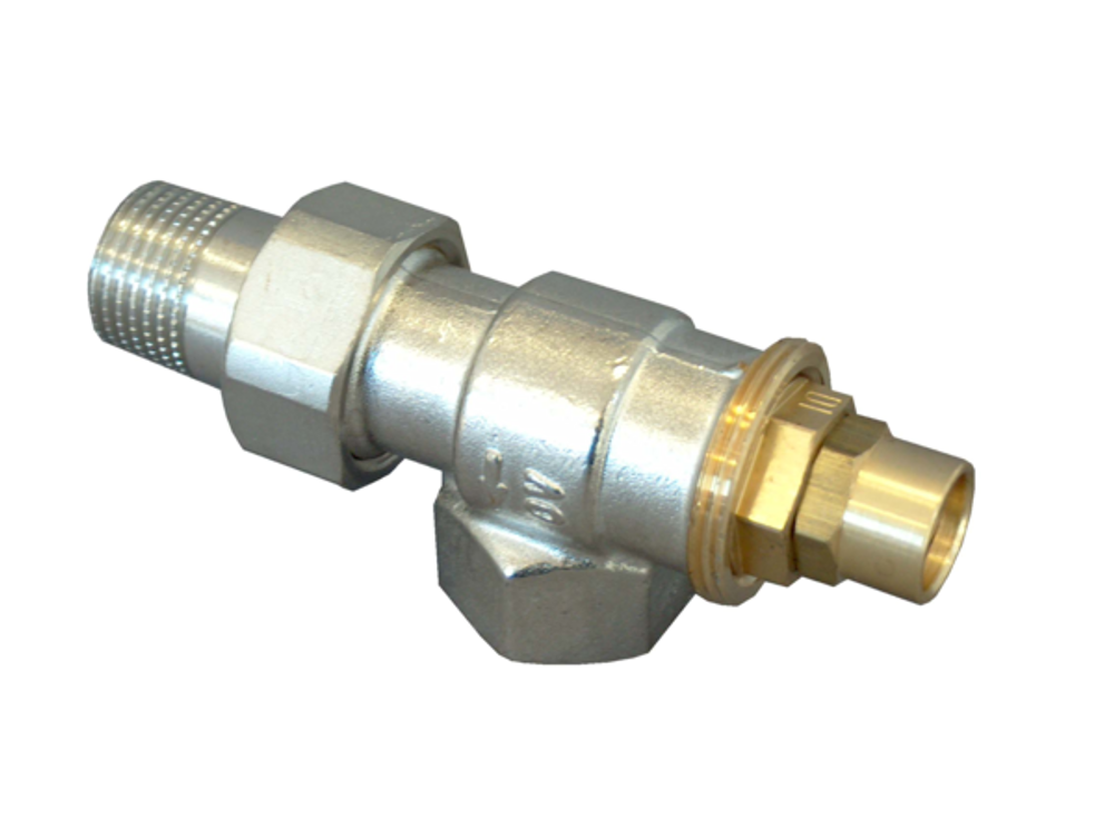 OVENTROP Rücklauftemperaturbegrenzerventil Rücklauf-Axial DN 15, Rp 1/2 x R 1/2, PN 10, 1024364
