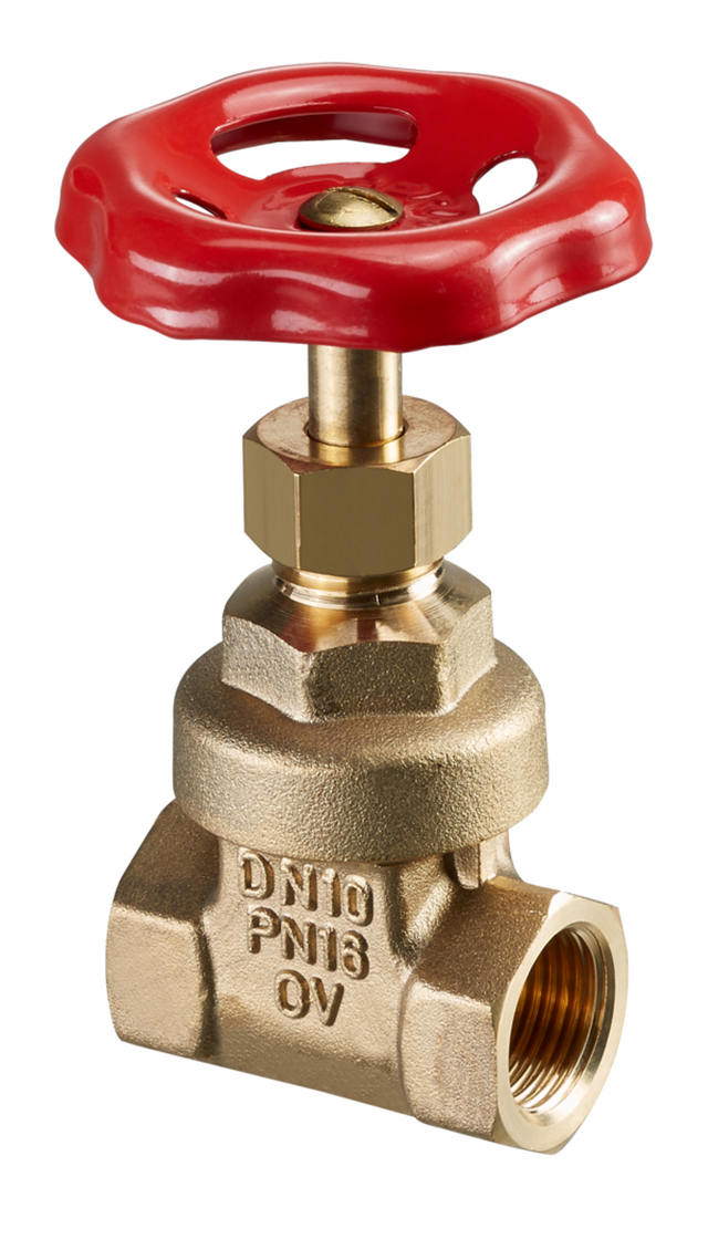 OVENTROP Schieber Hygate ATB mit Innengewinde PN 25 DN 25, G 1, Messing, 1040008