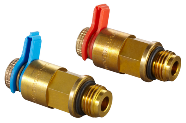 OVENTROP 2 Messventile mit Außengewinde G 1/4 für Armaturen mit Classic-Messtechnik, 1060281