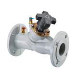 OVENTROP Strangregulierventil HydroControl VFC mit Flanschen nach EN 1092-2 PN 16 DN 100, mit zwei montierten Classic Messventilen, Grauguss, 1062653