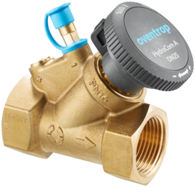 OVENTROP Strangabsperrventil HydroCom A PN 16, DN 20, Innengewinde, Kvs: 3.7, 1062726