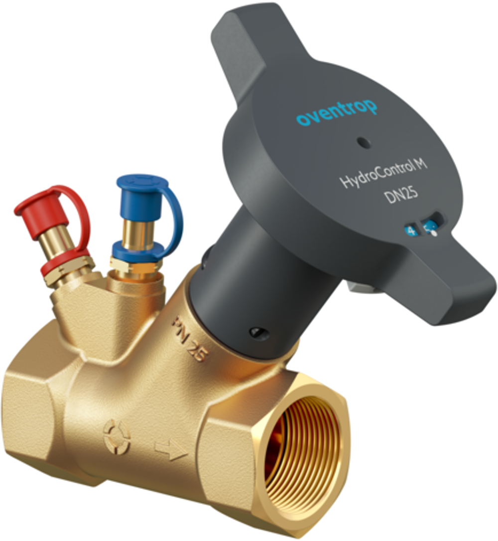 OVENTROP Strangregulierventil mit Messblende HydroControl M PN 25, DN 50, Innengewinde, Kvs: 35, 1065816