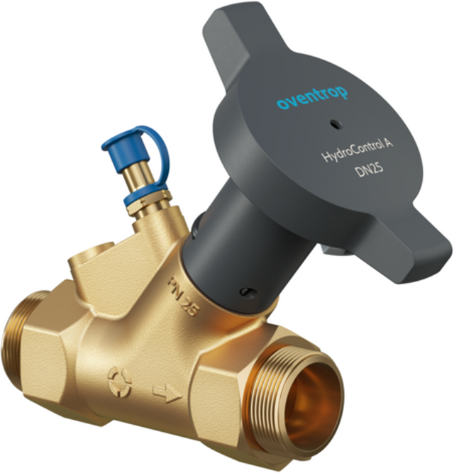 OVENTROP Strangabsperrventil HydroControl A PN 16, DN 15, Außengewinde, Kvs: 4.1, 1067624