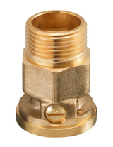 OVENTROP Sperrventil SVA DN 32, G 1 1/4 AG, G 2 IG ÜM, PN 10, Messing, 1070110