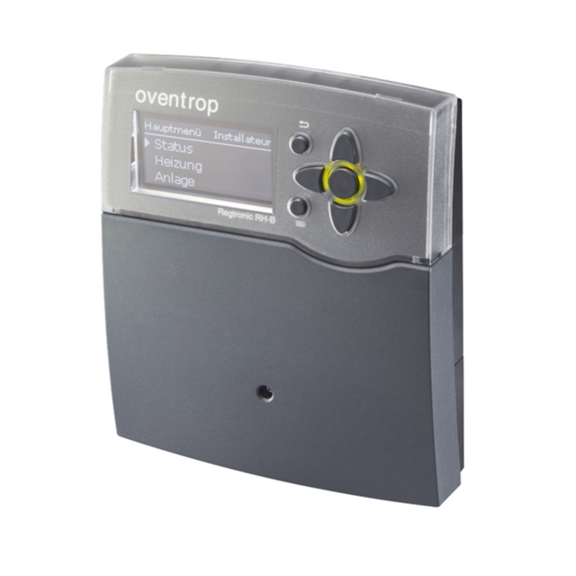 OVENTROP Regtronic RH witterungsgeführter Heizkreisregler für gemischten/ungemischten Heizkreis mit 1 x Außenfühler, 1 x Rohranlegefühler und 2 x Speicherfühler, 1152083