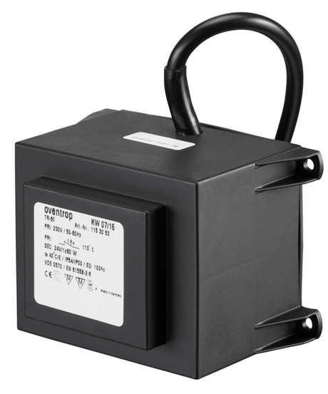 OVENTROP TR-80 Transformator zur Spannungsversorgung der DDC, Feldmodule, Relaismodule, Zirkulationsventile, Raummodule, Thermostate und Stellantriebe, Leistung 80 W, 1153053