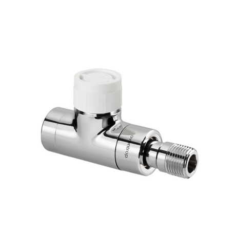 OVENTROP Thermostatventil E Durchgang DN 15, Rp 1/2 x R 1/2, PN 10, verchromt, 1163152