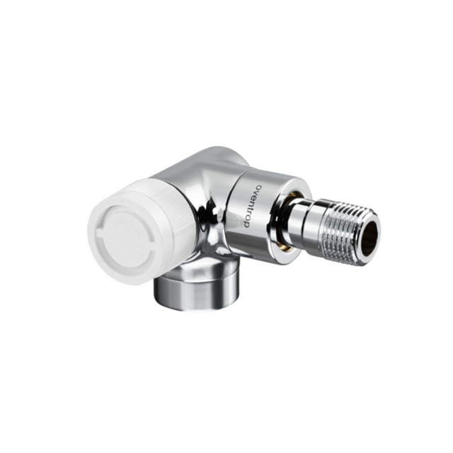 OVENTROP Thermostatventil E Winkeleck links DN 15, Rp 1/2 x R 1/2, PN 10, verchromt, 1163452