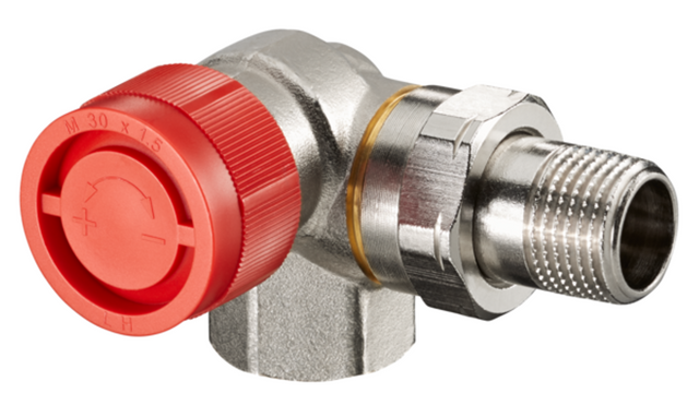OVENTROP Thermostatventil AF Winkeleck links DN 15, Rp 1/2 x R 1/2, PN 10, 1181462