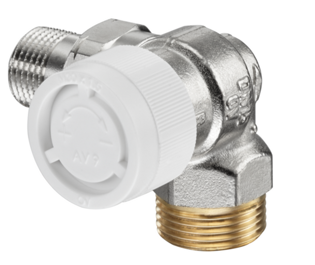 OVENTROP Thermostatventil AV 9 Winkeleck rechts DN 15, G 3/4 AG x R 1/2, PN 10, 1183447
