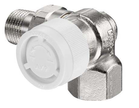 OVENTROP Thermostatventil AV 9 Winkeleck rechts DN 10, Rp 3/8 x R 3/8, PN 10, 1183471