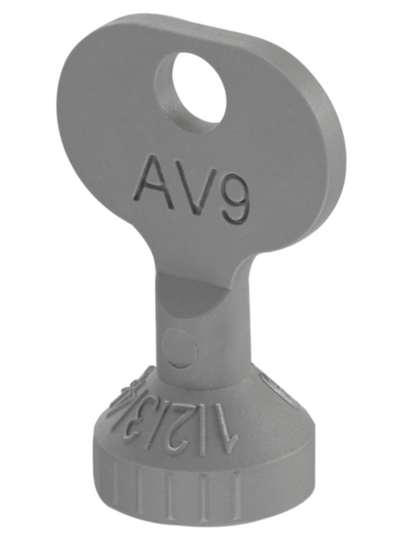 OVENTROP Voreinstellschlüssel für Thermostatventile AV 9, ADV 9, RFV 9, CV 9 und E, 1183962