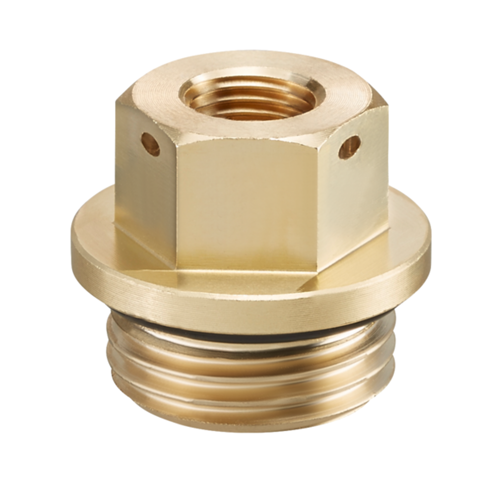 OVENTROP Stopfen für Regudis W-HTF, für Temperaturfühler, G 1/2 AG x M 10 x 1,0 IG, D 5,6, 1349051