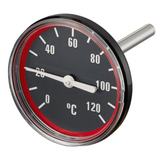 OVENTROP Thermometer für Regumat-180 DN 25 (bis Baujahr 2015), rot, 1356294