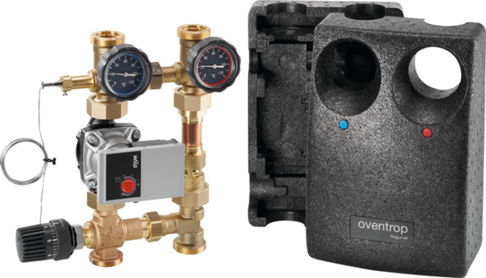 OVENTROP Feststoffkesselstation Regumat RTA-130 TOP DN 25, Wilo PARA 25-130/6-43/SC-3, 1354783