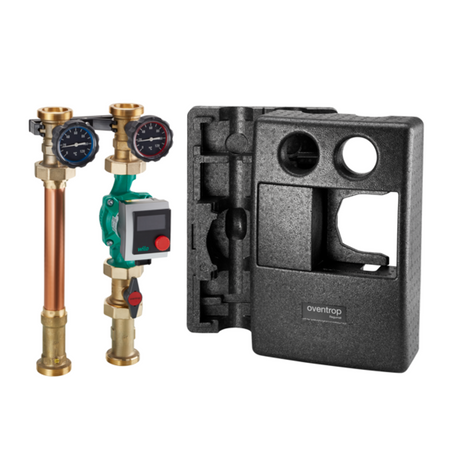 OVENTROP Ungemischte Heizkreisstation Regumat S-180 DN 32, Wilo PARA 30-180/6-43/SC-9, 1355079