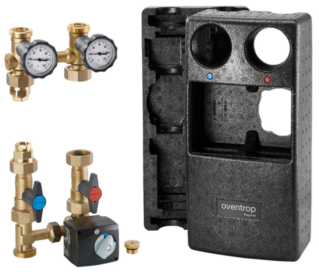 OVENTROP Gemischte Heizkreisstation Regumat M3-180 WMZ DN 25, ohne Pumpe, 1356250