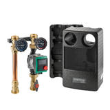 OVENTROP Ungemischte Heizkreisstation Regumat S-180 kurze Bauform DN 25, Grundfos Alpha 2.1 25-60, 1357027