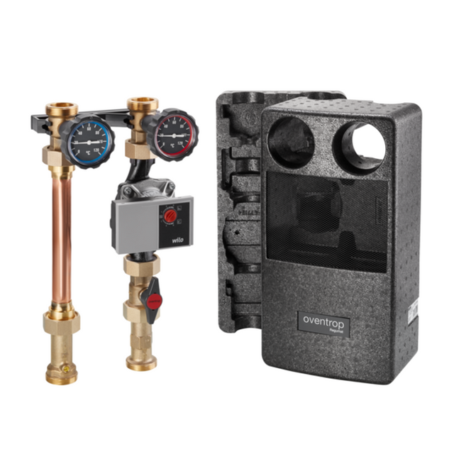 OVENTROP Ungemischte Heizkreisstation Regumat S-180 DN 25, Wilo PARA 25-180/6-43/SC-6, 1357072