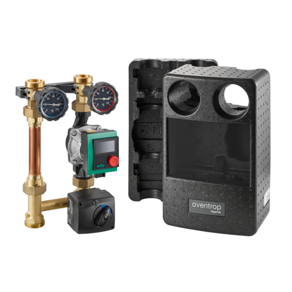 OVENTROP Gemischte Heizkreisstation Regumat M3-180 kurze Bauform DN 25, Wilo PARA 25-180/6-43/SC-6, 1357229