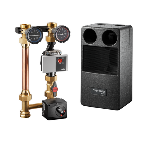 OVENTROP Gemischte Heizkreisstation Regumat M3-180 DN 25, Grundfos Alpha 2.1 25-60, 1357273