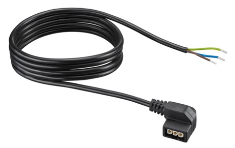 OVENTROP Netzanschlusskabel für Wilo-Yonos PARA, Wilo PARA BZ Z und Grundfos UPML, mit Winkelstecker, 1358171