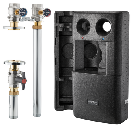 OVENTROP Ungemischte Heizkreisstation Regumat S-220 DN 40, ohne Pumpe, 1358240