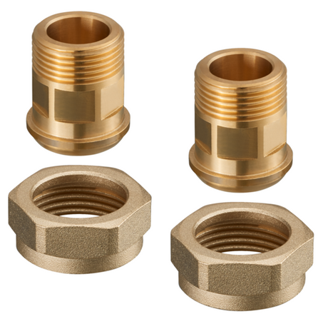 OVENTROP Anschluss-Set für Regusol DN 25 ÜM G 1 und Tülle G 3/4 AG, 1369085