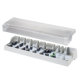 OVENTROP Elektrische Anschlussleiste für Flächenheizung 10 Regelzonen, Heizen / Kühlen (Change-Over), Pumpensteuerung, 230 V, 1400981
