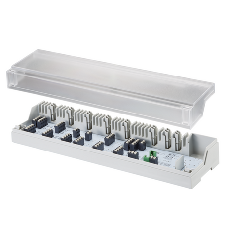 OVENTROP Elektrische Anschlussleiste für Flächenheizung 10 Regelzonen, Heizen / Kühlen (Change-Over), Pumpensteuerung, 230 V, 1400981