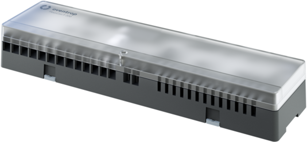OVENTROP Anschlussleiste FloorCon F 200 mit adaptivem hydraulischen Abgleich für Flächenheizung ohne Kanalzuordnung, Anschluss von bis zu 8 Raumthermostaten / 12 Stellantrieben, 230 V, 1400984