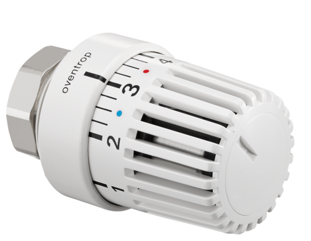OVENTROP Sonderthermostat Uni LI M 32 x 1,0, 7-28 C, 0 * 1-5, Flüssig-Fühler, weiß, passend für Ista Thermostatventile, ab Baujahr 1985, 1616200