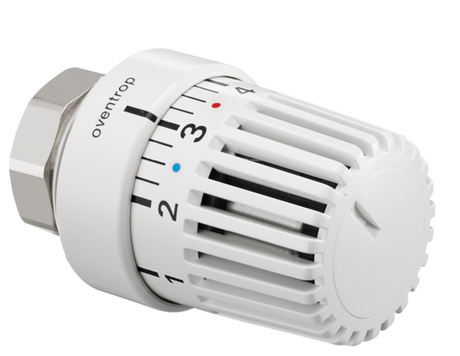 OVENTROP Sonderthermostat Uni LI M 32 x 1,0, 7-28 C, 0 * 1-5, Flüssig-Fühler, weiß, passend für Ista Thermostatventile, ab Baujahr 1985, 1616200