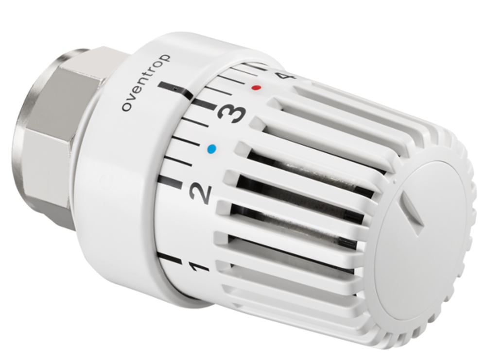OVENTROP Sonderthermostat Uni LR M 33 x 2,0, 7-28 C, 0 * 1-5, Flüssig-Fühler, weiß, passend für Rossweiner Thermostatventile, 1616301