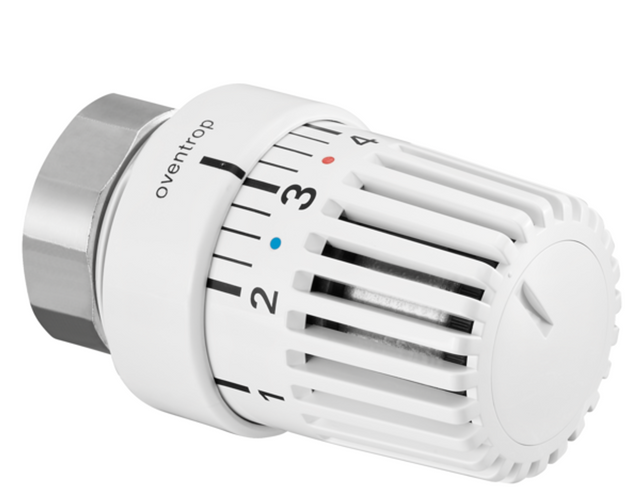 OVENTROP Sonderthermostat Uni LO M 38 x 1,5, 7-28 C, 0 * 1-5, Flüssig-Fühler, weiß, passend für Oreg (Ondal) Thermostatventile, 1616500
