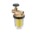 OVENTROP Heizölfilter Oilpur E A mit Absperrung für Einstrangsysteme DN 10, tankseitig G 3/8 IG, brennerseitig G 3/8 IG, Sinterkunststoff 50-75 mym, 2123261