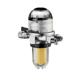 OVENTROP Kombination Heizölfilter und Heizölentlüfter Toc-Duo-3 DN 10, tankseitig G 3/8 IG, brennerseitig G 1/4 IG, mit Filtereinsatz aus Sinterkunststoff 50-75 mym, 2142700
