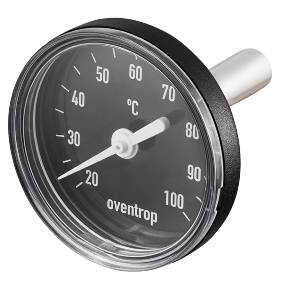 OVENTROP Zeigerthermometer für Aquastrom VT, T plus, C, F, KFR, M und Regucirc B, Bimetall, NG 50, 4205591