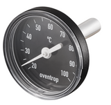 OVENTROP Zeigerthermometer für Aquastrom VT, T plus, C, F, KFR, M und Regucirc B, Bimetall, NG 50, 4205591