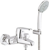 GROHE Einhand-Wannenbatterie Eurodisc C 33395_2 Wandmontage Brausegarnitur chrom, 33395002