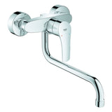 GROHE Einhand-SPT-Batterie Eurosmart 32224_3 Wandmontage Ausld. 277mm chrom, 32224003