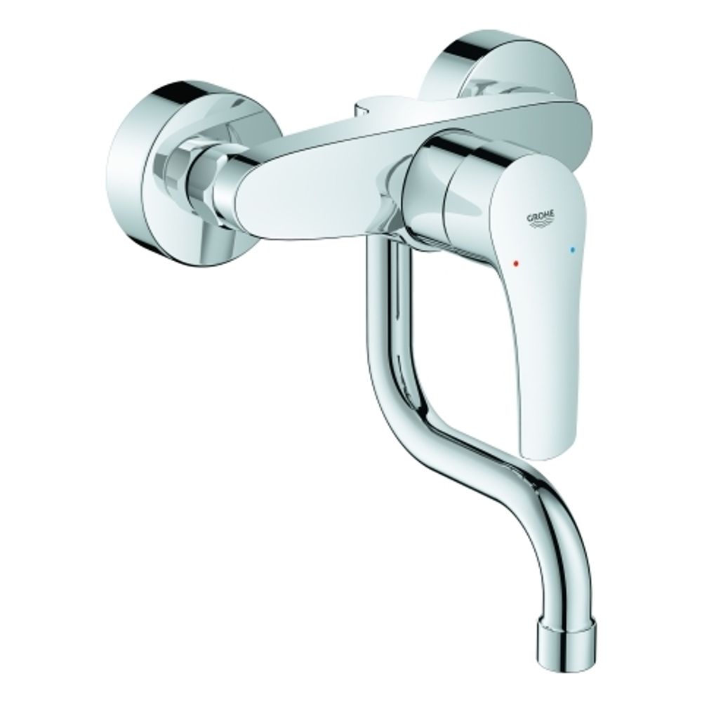 GROHE Einhand-SPT-Batterie Eurosmart 31509_3 Wandmontage Ausld. 150mm chrom, 31509003