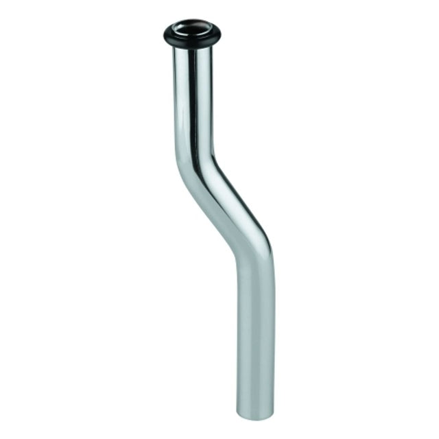 GROHE Urinal-Spülrohr 37038 200mm x 18mm Messing Kröpfung 30mm chrom, 37038000