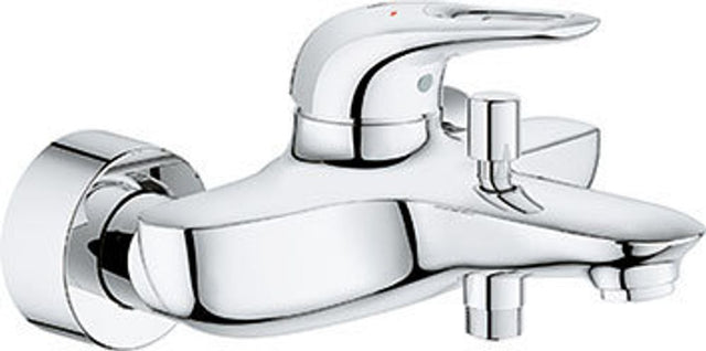 GROHE Einhand-Wannenbatterie Eurostyle 33591_3 Wandmontage chrom, 33591003