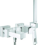 GROHE EH-Wannenbatterie Eurocube 23141 Wandmont. Brausegrt. Euphoria Cube chrom, 23141000