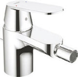 GROHE Bidetbatterie Eurosmart C 32839 DN15 mit Zugstangen-Ablaufgarnitur chrom, 32839000