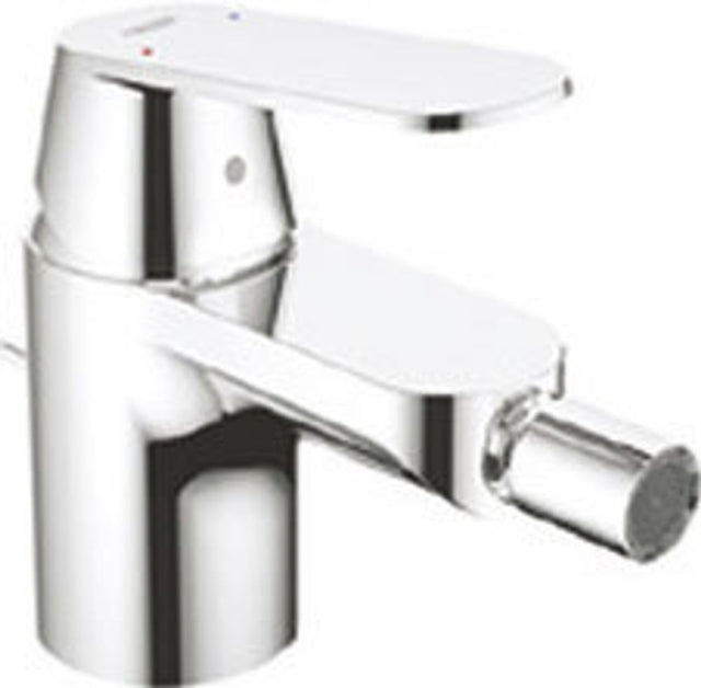 GROHE Bidetbatterie Eurosmart C 32839 DN15 mit Zugstangen-Ablaufgarnitur chrom, 32839000