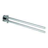 GROHE Handtuchhalter Essentials 40371_1 2-armig schwenkbar Metall 450mm chrom, 40371001