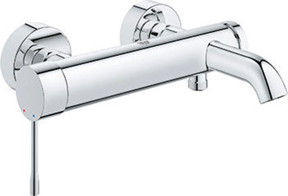 GROHE EH-Wannenbatterie Essence 25250_1 Wandmontage eigensicher chrom, 25250001